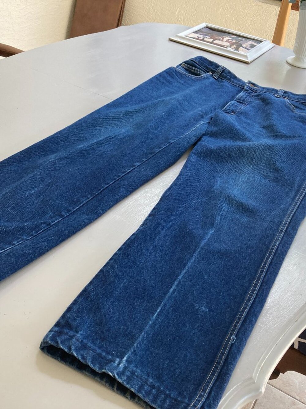 Vintage Calvin Klein Jeans 40X30 Mens USA Straight Jeans Dark Wash